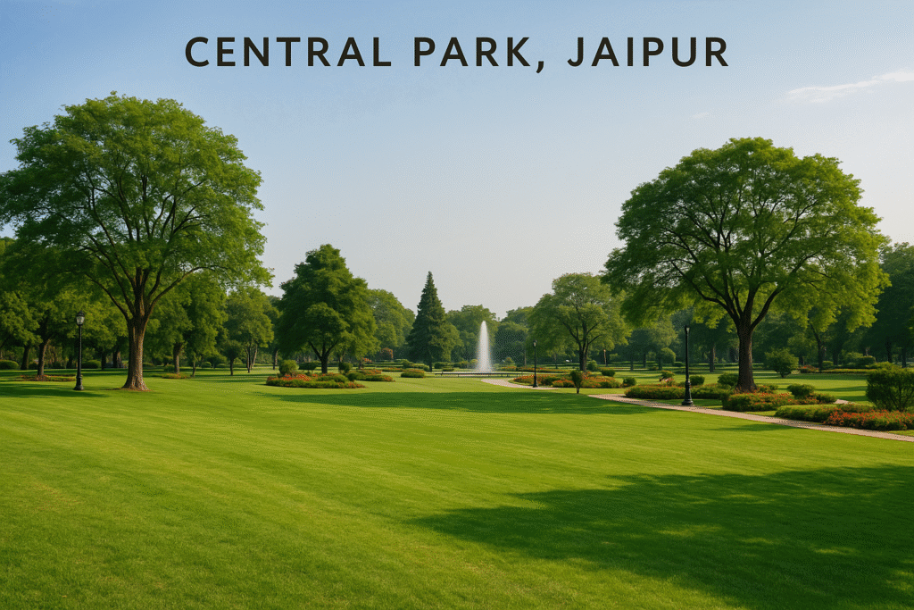 Explore Central Park, Jaipur as the perfect pre-wedding shoot location. Surrounded by lush greenery, peaceful walkways, and a scenic fountain, it’s ideal for candid and romantic couple photography.
